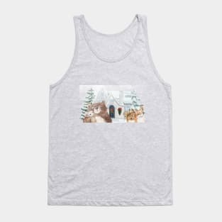 Funny Christmas Pets Tank Top